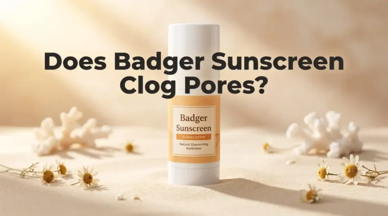 Does Badger Sunscreen Clog Pores?
