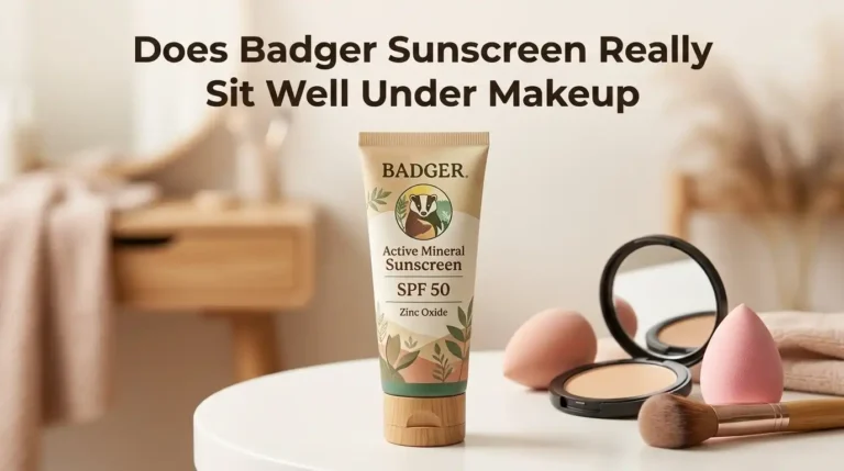 Does Badger Sunscreen Really Sit Well Under Makeup?